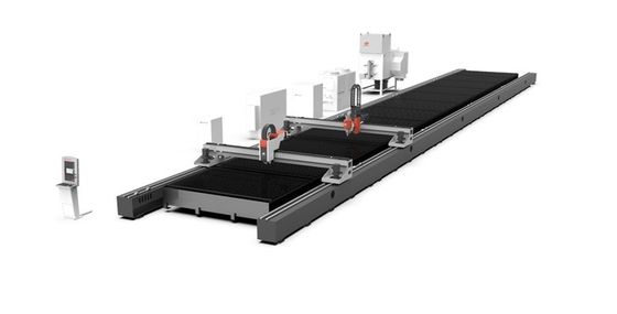 Software de controlo CYPCUT Máquina de corte a laser grande para corte a laser de folhas de fibras metálicas