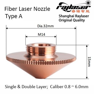 D28 D32 Raytool Wsx Precitec Ospri Bocu Máquina de corte de fibra cabeça de corte a laser bocal