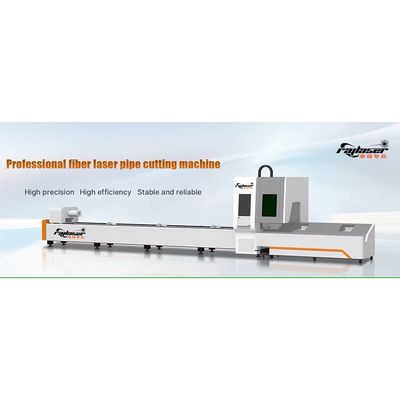 Máquina de corte de tubos de alta velocidade com cabeça de laser Raytools com alta precisão e corte