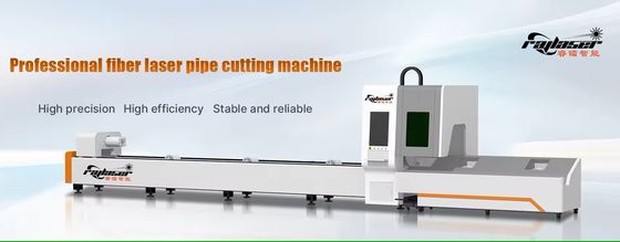 Máquina de corte de tubos de alta velocidade com cabeça de laser Raytools com alta precisão e corte