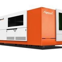 Máquina de corte a laser de 6 kW com cobertura totalmente fechada e sistema de controlo Cypcut