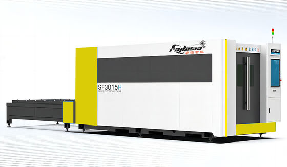 Máquina de corte a laser de fibras metálicas de folha de 3000w econômica com tampa totalmente fechada