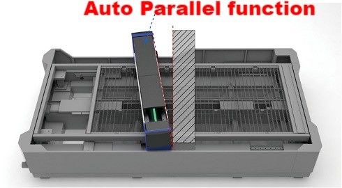 Configuração do tipo de pórtico Máquina de corte a laser de fibra de 3000 Watt para aço inoxidável