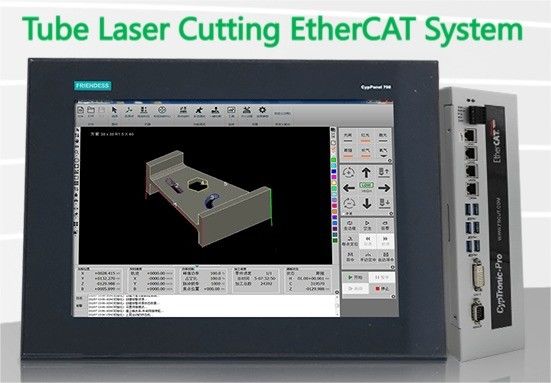 Máquina de corte a laser de aço médio rápida e precisa com lente óptica de comprimento de onda
