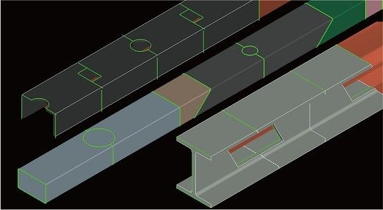 Máquinas de corte a laser de tubos 3D com refrigeração por água e software de controlo FSCUT5000B