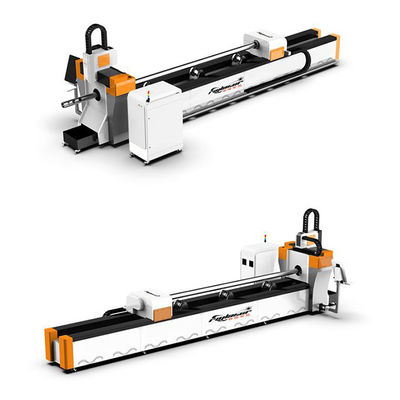 Máquina de corte a laser de fibra de 8-12 metros para tubos de tubos pequenos de metal quadrado 3000w 6000w