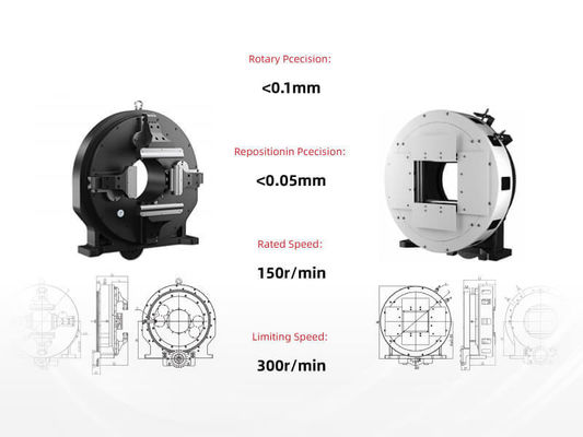Sistema de controlo FSCUT Máquina de corte laser 3D de tubos para operação contínua