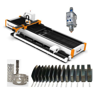 Máquina de corte a laser de tubos de aço e de chapas de tubos de fibras para produção competitiva