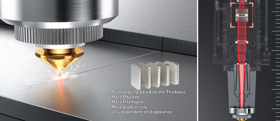 Máquina de corte a laser de fibra de Cnc para aço inoxidável