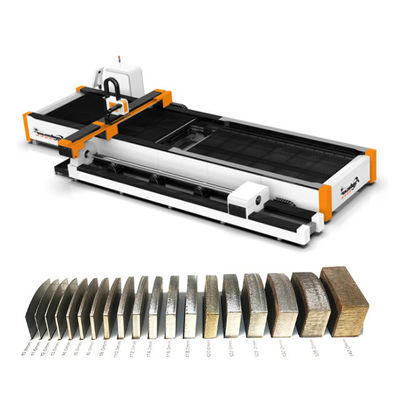 Máquina de corte de fibras de alumínio de tubos metálicos cortados a laser de baixa manutenção com cortador rotativo