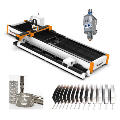 Máquina de corte de fibras de alumínio de tubos metálicos cortados a laser de baixa manutenção com cortador rotativo