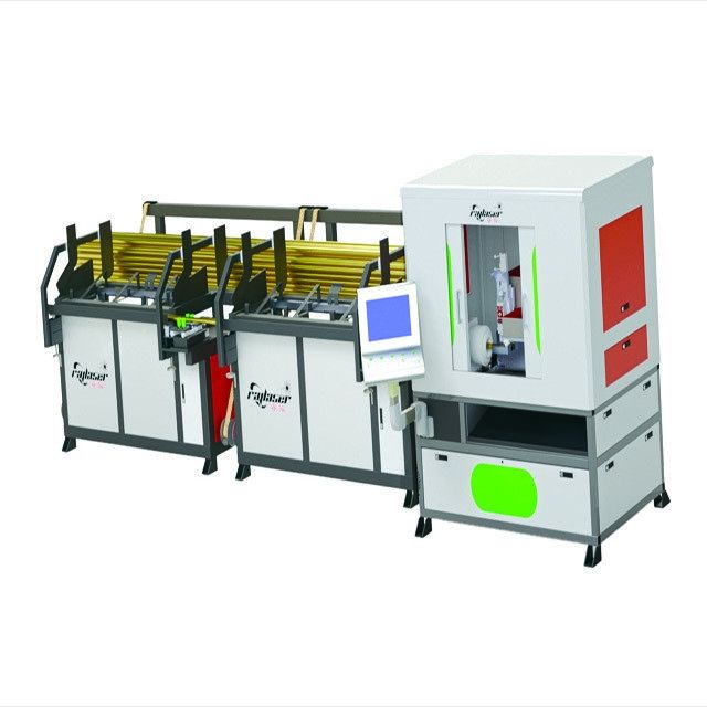 Máquina de corte a laser de fibras para tubos de aço 1kw 2kw 3kw Com dispositivo rotativo